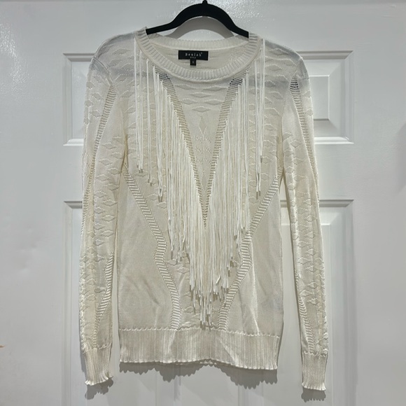 Beulah Style Women’s  Fringe Sweater Size Small - Picture 1 of 6
